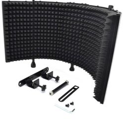 Pyle PSMRS11 Microphone Isolation Shield with Sound Dampening Foam
