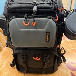 Tarion Pro 2 In 1 XL Camera Backpack w 15.6” Laptop Compartment
