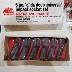 Mac Tools Deep Socket Impact Set 1/2"