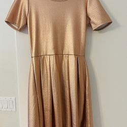 Rose Gold LuLaRoe Dress