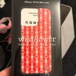 Wildflower iPhone 15 Pro Max Case 
