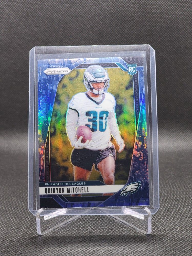 2024 Panini Prizm Quinyon Mitchell RC Blue Navy Camo /25 Philadelphia Eagles SSP