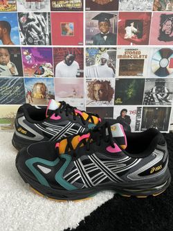 ASICS Gel-K1011 Black Pure Silver size 10