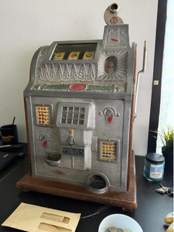 1930’s Rock-Ola Goose Neck 5 cent Slot Machine