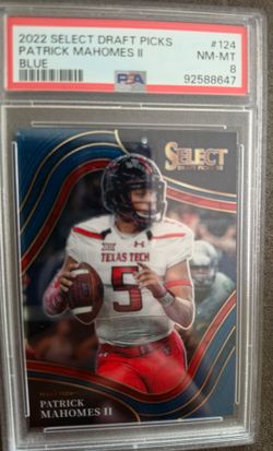 Patrick mahomes select draft picks PSA 8
