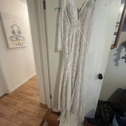 Wedding Dress And Vail