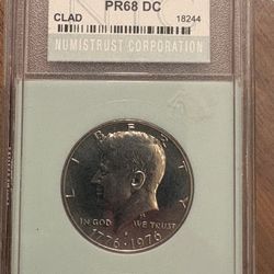 1976-S Kennedy Half PR68