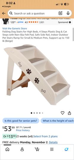 New dog stairs