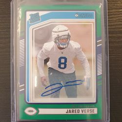 2024 Donruss Rated Rookie Jared Verse Auto