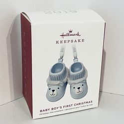 Hallmark 2019 Baby Boy’s First Christmas KEEPSAKE Ornament, NIB