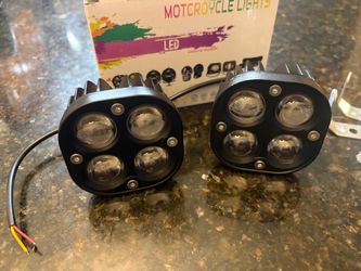 Baja Super bright amber and white Pair of LED pod Lights
