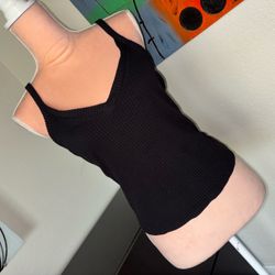Black Racerback Tank