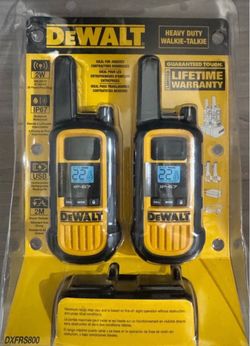 DEWALT DXFRS800 22-Channel Two Way Radio Walkie Talkies