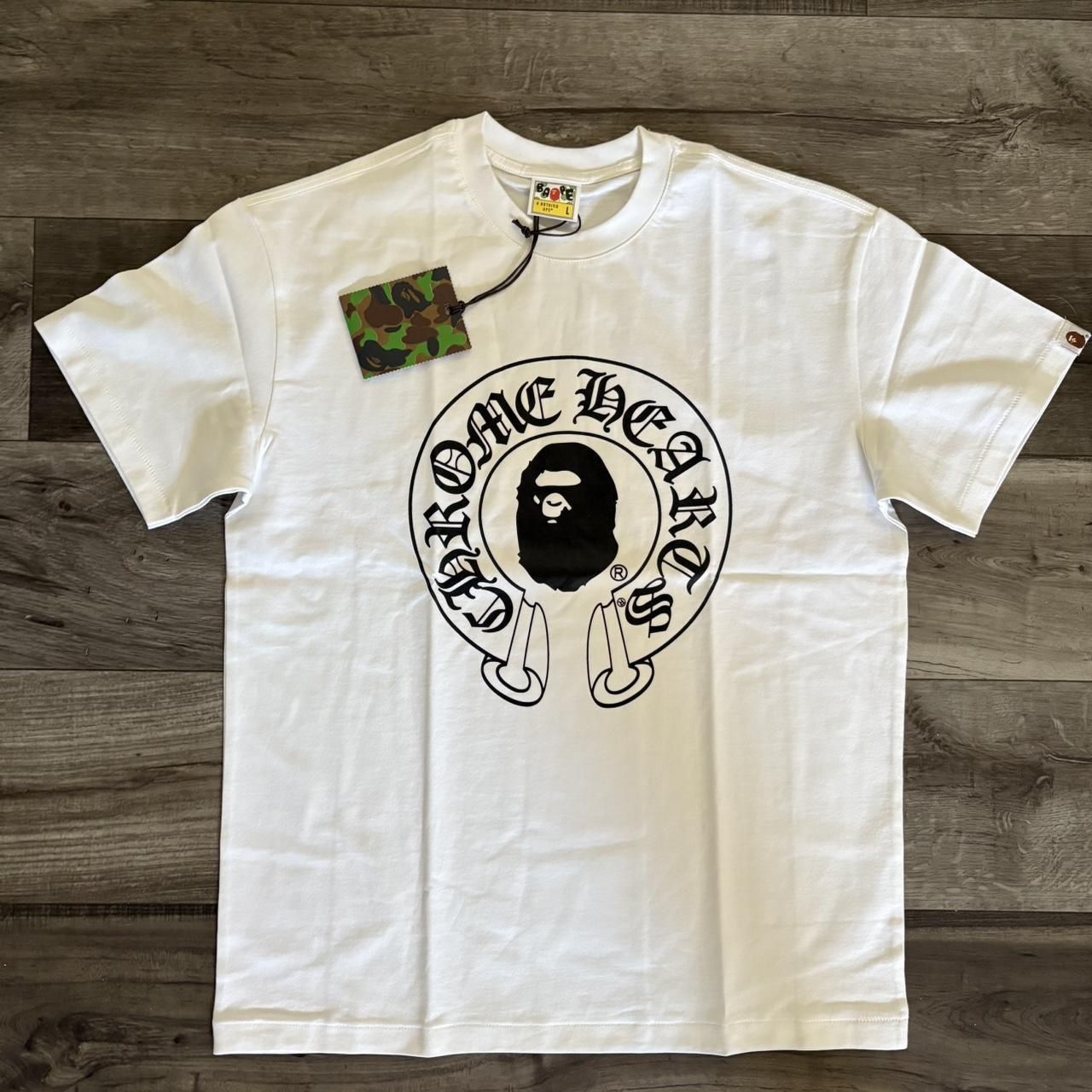 Bape X Chrome heart Shirt 