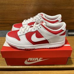 Nike Dunk Low Championship Red Sizes 4 5.5  