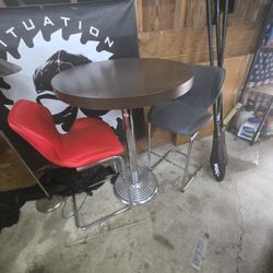 retro high top breakfast table 
