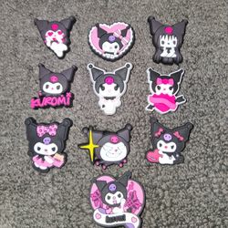 Kuromi Croc Charms 