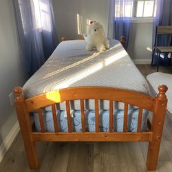 TWIN BED WITH MATTRESS 