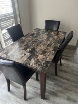 Dining table with 4 chairs