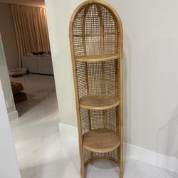 UO tall rattan shelf