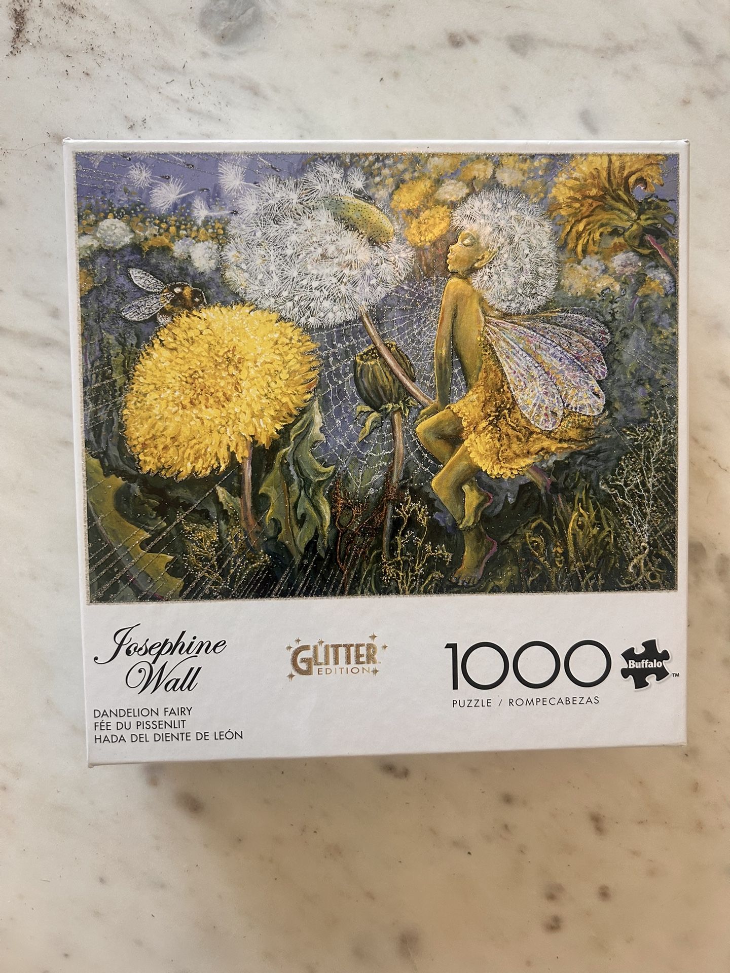 Buffalo Games Glitter Edition - Dandelion Fairy - 1000 Piece Puzzle