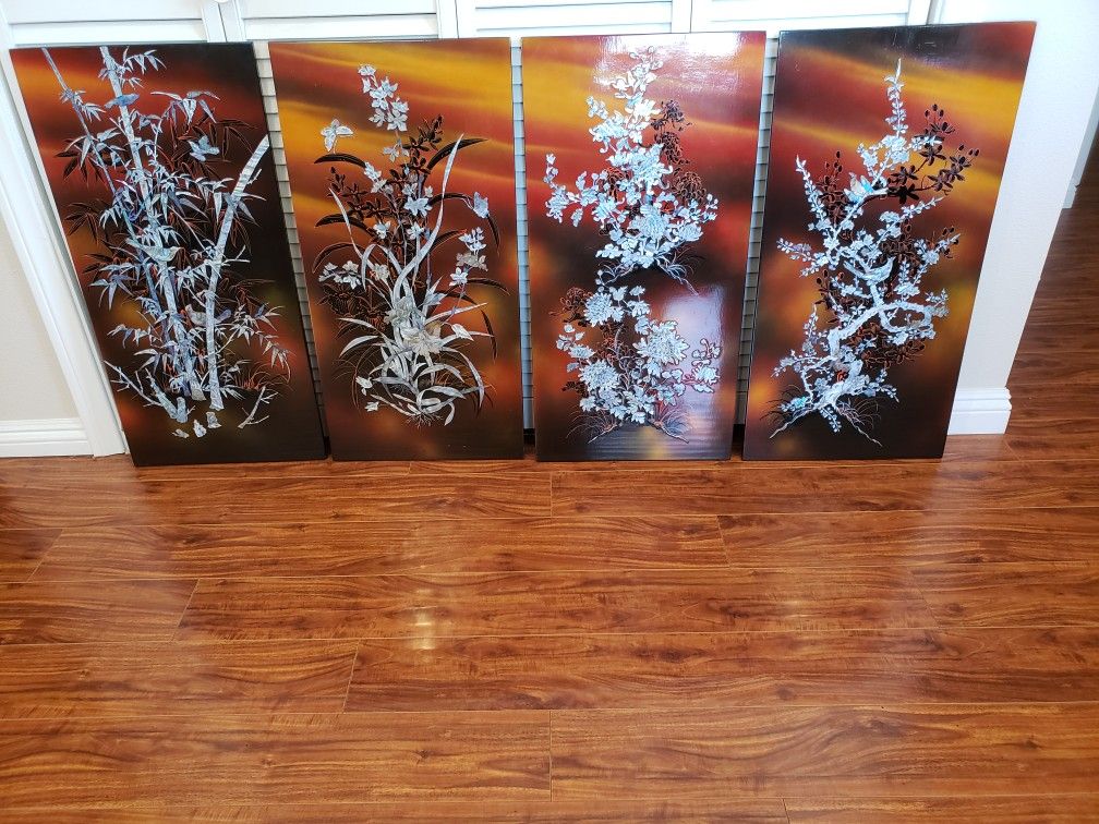 4 Season Mother Pearl Wall Decoration