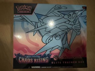 2026 Sealed Pokemon TCG: Mega Evolution Chaos Rising Pokemon Center Elite Trainer Box