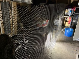 Metallic. Mesh  8ft x 4 ft