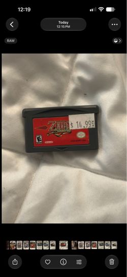 Legend of Zelda Minish Cap GBA Cartridge