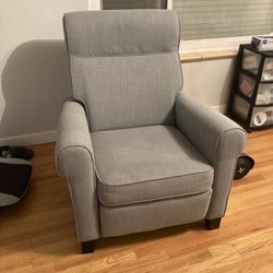 Gray Recliner 