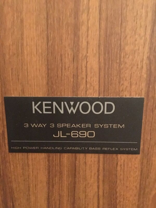 Kenwood JL690 3 way, 3 speaker system. for Sale in Colorado Springs