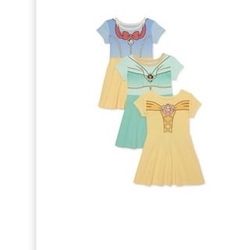 3 Pack Of Brand New Dresses-Disney Toddler Girls Princess Cosplay Dresses 