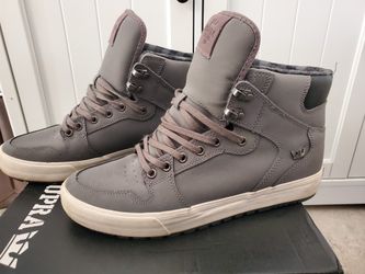 Supra Vaider Charcoal Gray Weather Sneakers