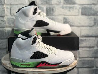 Nike Air Jordan 5 Retro Poison Green Size 11 VNDS