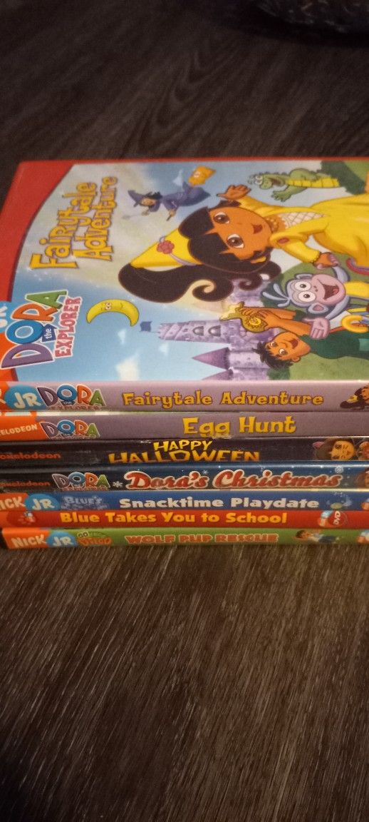BLUES CLUES, DORA & DIEGO DVD'S 1 FOR $2/ 2 FOR $3/ ALL FOR $10- IT'S AVAILABLE.