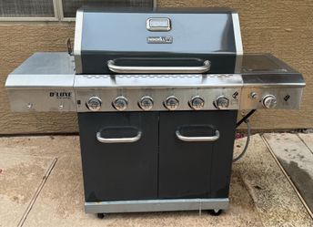 Nexgrill Deluxe Dual Energy 6-Burner Natural Gas Grill with Side Burner & Rotisserie