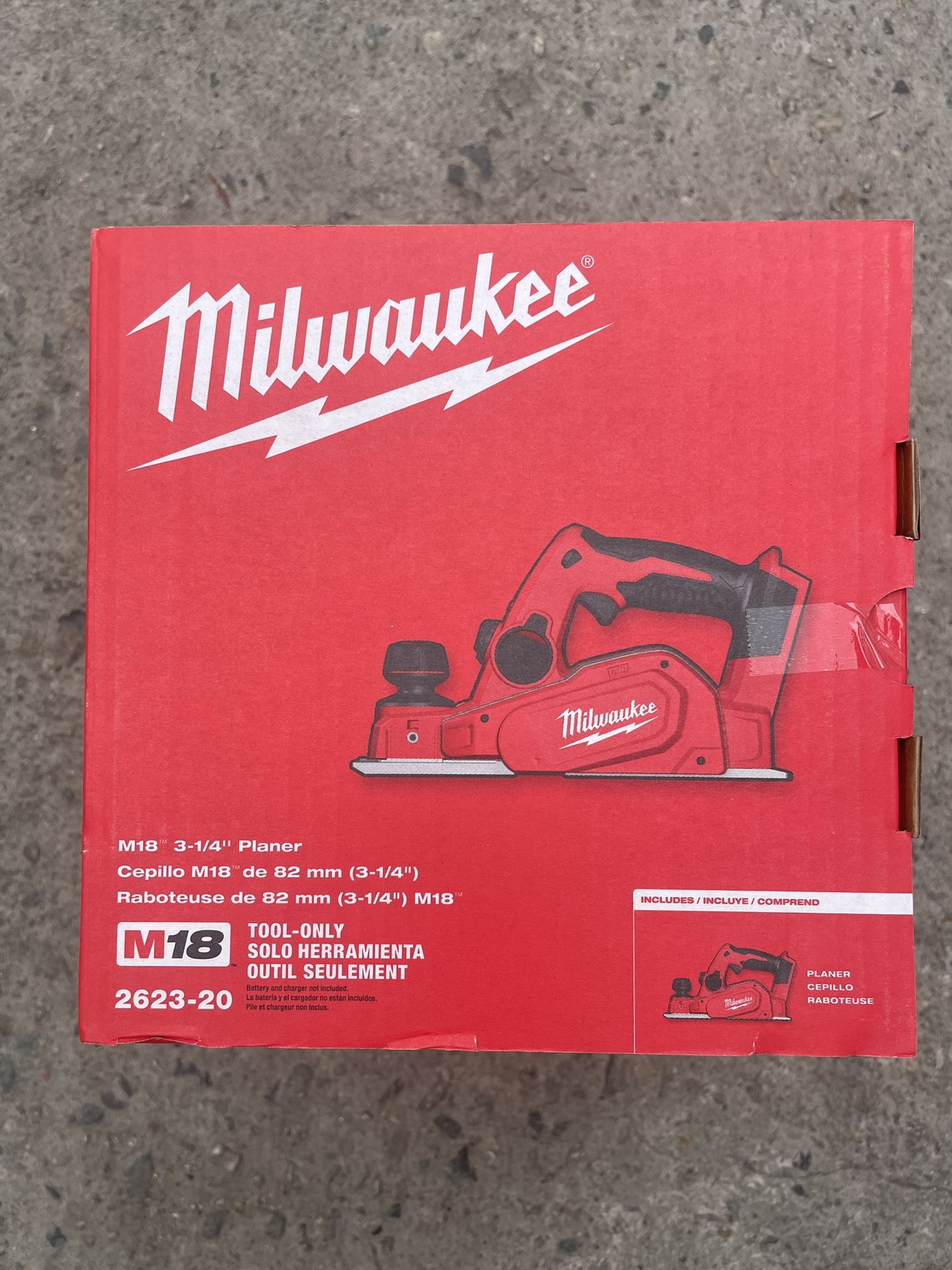 Milwaukee M18 18V Lithium-Ion Cordless 3-1/4 in. Planer (Tool-Only) $179 New