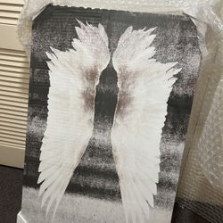 “Angel Wings’Love canvas  By Parvez Taj  (Brand New!!)