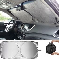 Foldable Car Front Rear Window Windshield Sun Shade Shield Cover Visor UV Block