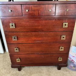 Mahogany dresser and Night Stand