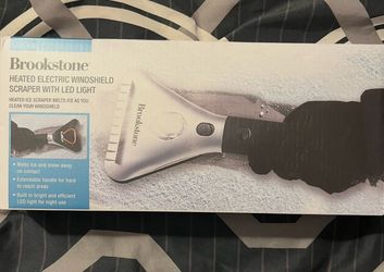 Brookstone Heated Electric Windshield Scraper With LED Light