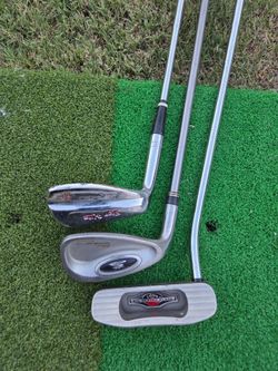LH Callaway Big Bertha Putter, Cobra P Wedge, & RAM pitching wedge