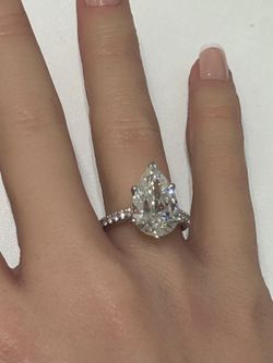 14KT 7.00CTW VS2 LabGrown Diamond Engagement Ring (IGI Certified)