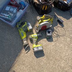 Ryobi Cordless Set