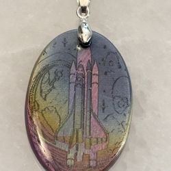 Rocket Ship Pendant! 