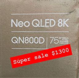 Samsung - 75” Class QN800D QN850D Series  NEO QLED 8K Smart TV