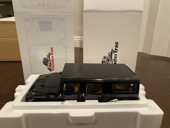 Rare 1/18 Exoto AM General Hummer H1 Series Thunder Trac Black