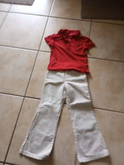 Size 6 Uniforms And Size 14 To 16 Jeans Pants