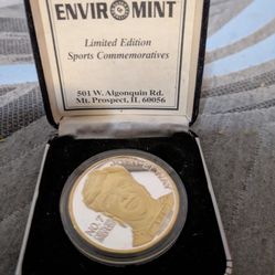 Denver Broncos   John Elway 24 kt  Environment Coin 