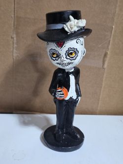 Debi Lilly Day Of The Dead Halloween Decor Boy